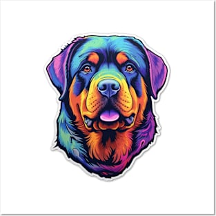 Canine Charm - Rottweiler Dog Design Posters and Art